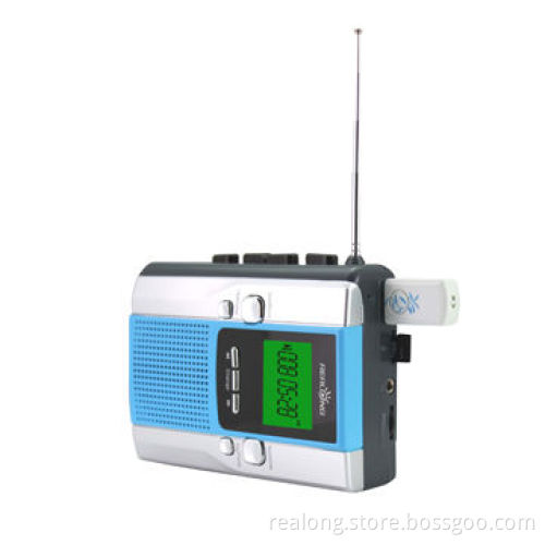 Cassette radio with USB/TF card player